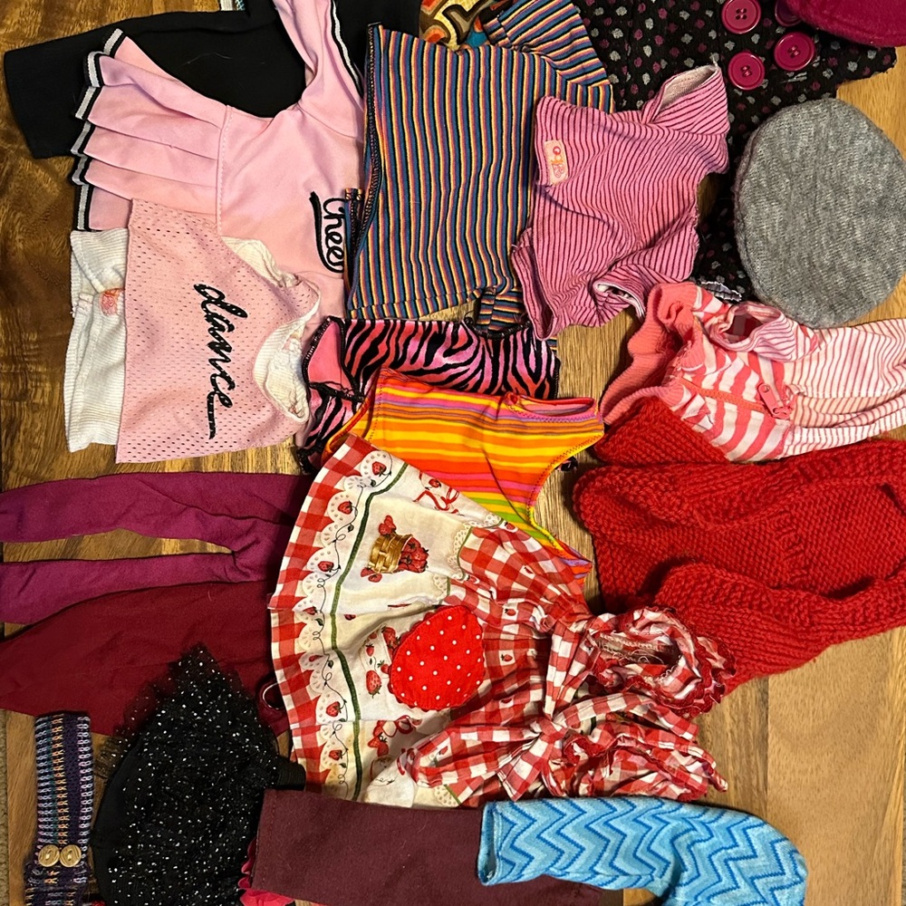 Colorful Doll Clothes Set